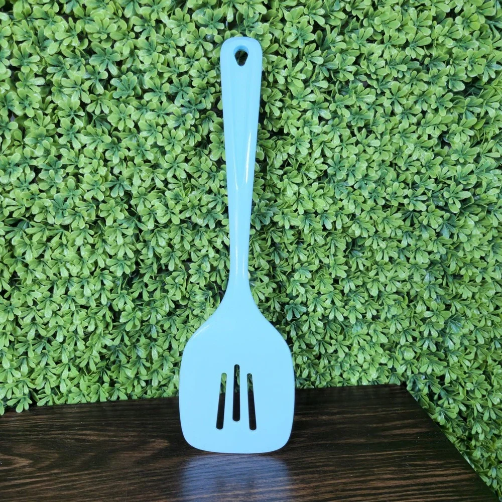 The Pioneer Woman Light Blue Floral Melamine Slotted Turner Spatula Utensil